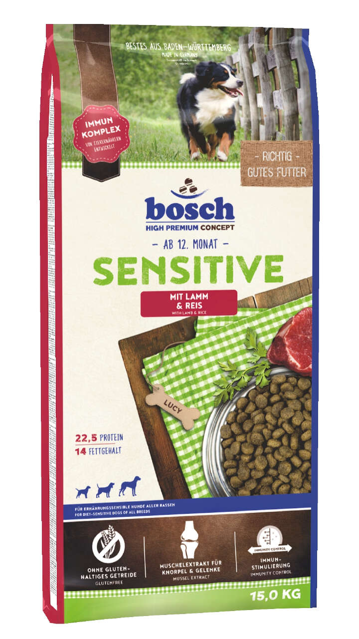bosch Hunde-Trockenfutter Sensitive Lamm & Reis